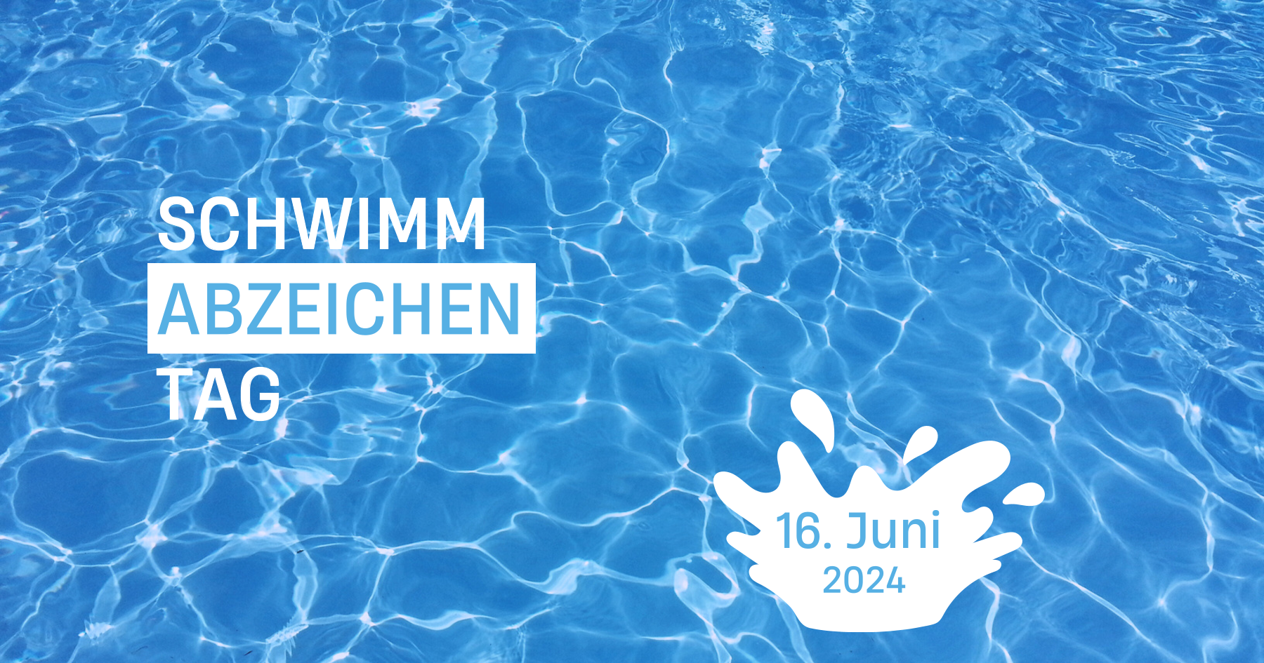 Schwimmabzeichentag am 16. Juni