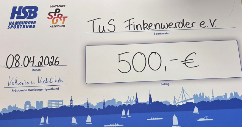 500 Euro für Sportabzeichen