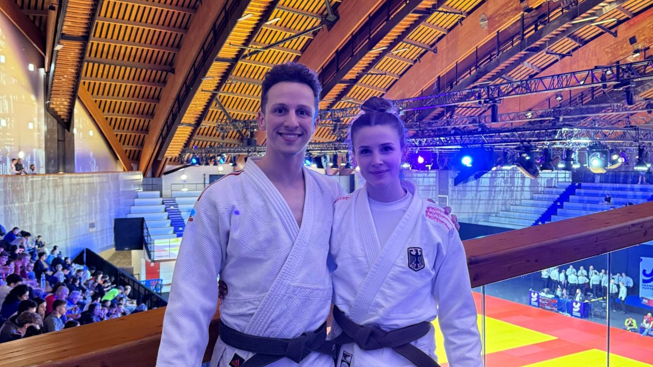 Jonas und Sophie vertraten den TuS Finkenwerder bei den Paris Open 2025.
