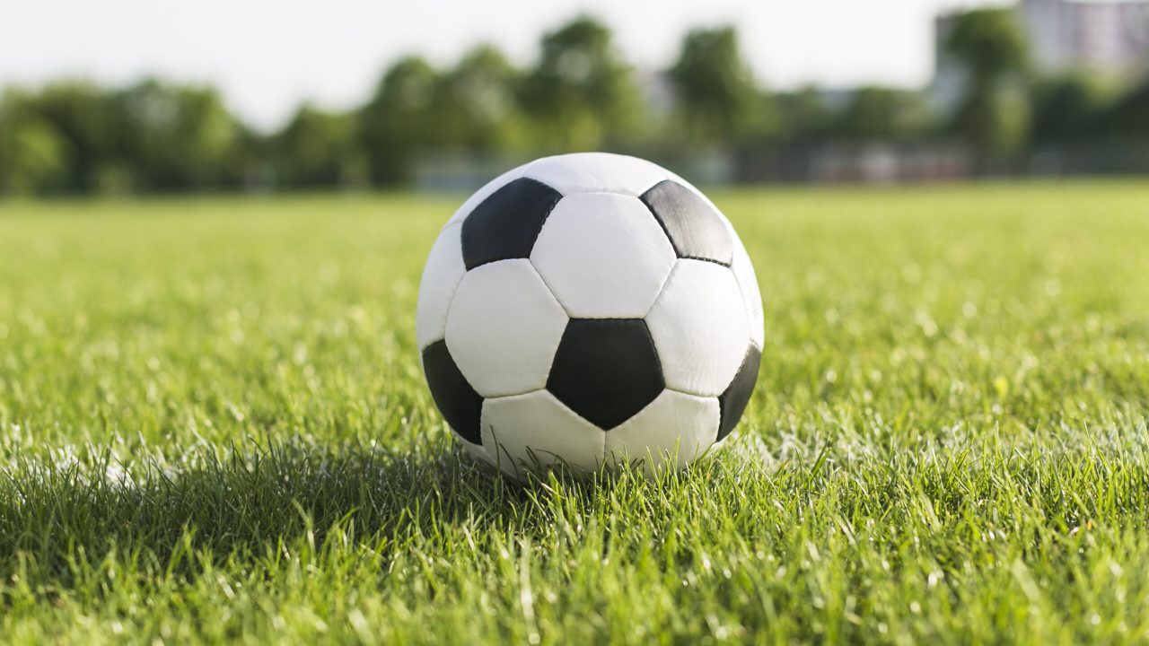 fussball-im-grunen-gras